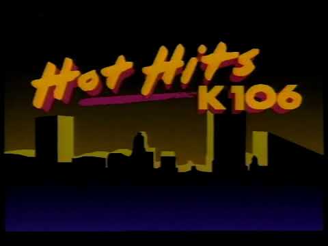 Hot Hits K106 Radio Station Commercial (1985)