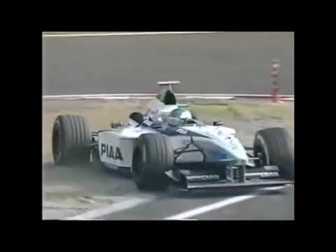 Rosset & Tuero crash Japan 1998