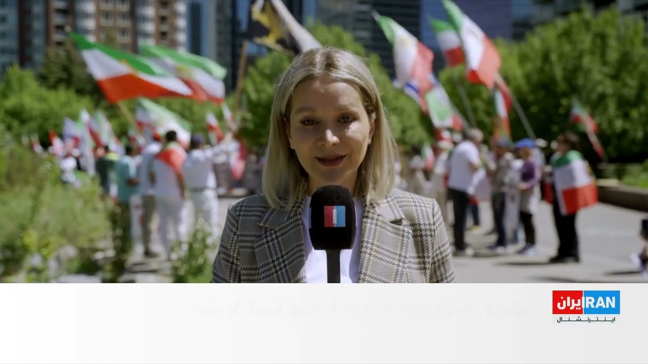 یادبود مجیدرضا رهنورد در زنجیره انسانی ایرانیان کلگری