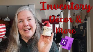 2025 Christmas Decor Inventory: Excel to OneNote solution