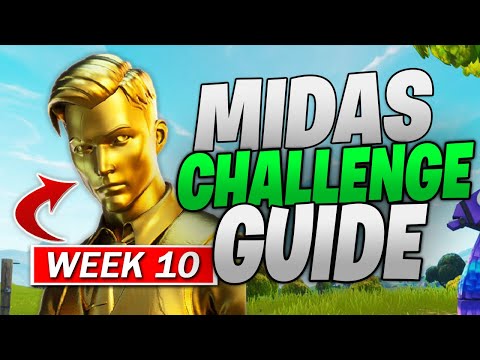 WEEK 10 Midas Challenges ~ Fortnite Midas Mission FULL Complete Guide