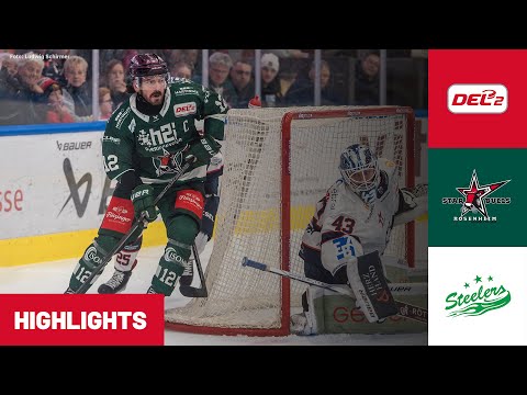DEL2: Starbulls Rosenheim vs. Bietigheim Steelers | Highlights