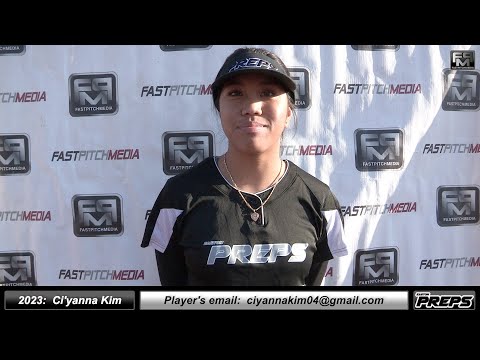 2023 Ci'yanna Kim 4.0 GPA Athletic Middle Infielder&  Outfielder Softball Skills Video Easton Preps