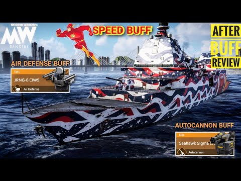 Allready good but After buff this ship is balanced for allover - Modern Warships