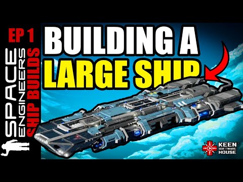 How To DESIGN a Large Ship (EP1) | Building the INSIDE in Space Engineers [2025]