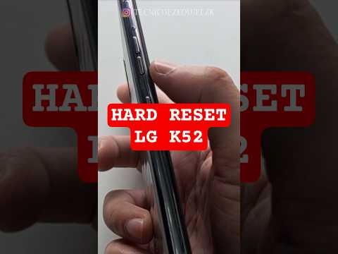 LG K52 travado? 😱 Hard Reset RÁPIDO e Fácil!