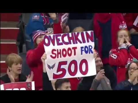 500 гол Овечкина в НХЛ / 500 goal Alex Ovechkin in the NHL