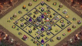 【クラクラ】たかちんさんの天災ドラゴンラッシュ TH9全壊