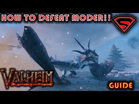 VALHEIM HOW TO DEFEAT MODER - EASY WAY TO FIGHT AND DEFEAT MODER!!!