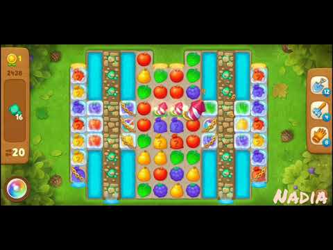 Gardenscapes Level 2438. No Boosters used