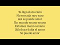Álvaro Soler - El Mismo Sol (Letra/Lyrics)
