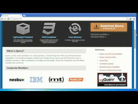 JQuery Tutorial 1-  Introduction to JQuery