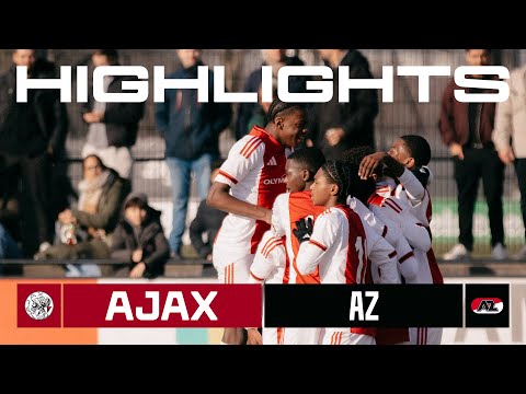 Building up the Ajax way! ❌❌❌ | Highlights Ajax O15 - AZ O15