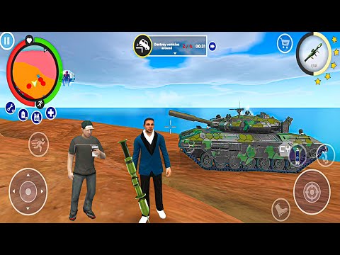Real Gangster Crime 2 - [by Naxeex] Mission Escape Military Base #2 - Android Gameplay