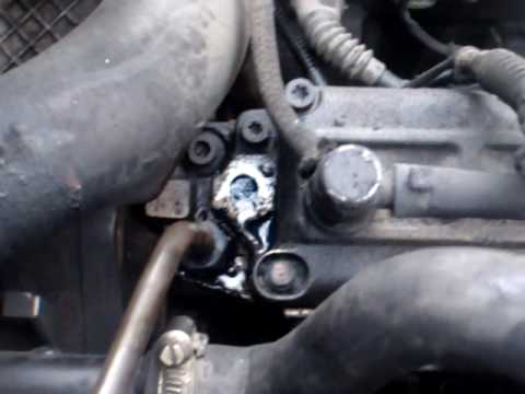 comment reparer fuite gasoil pompe injection