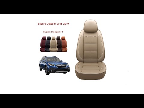 Oasis Auto Subaru Outback (2015-2019) seat cover installation-Custom Fit