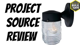 Lowes Project Source Wall Lantern Review | Best Budget Wall Lantern