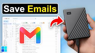 How To Save Gmail Emails To External Hard Drive (Step By Step)