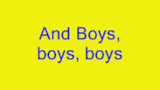 Boys Boys Boys - Lady Gaga Lyrics