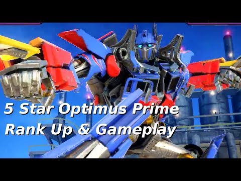 5 Star Optimus Prime Gameplay & Rank Up  |  Transformers: Forged to Fight (TFTF)
