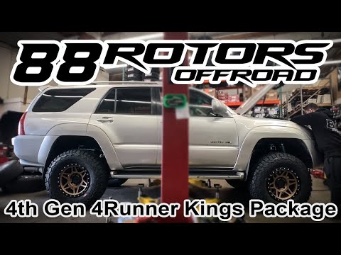 4TH GEN Toyota 4Runner Lifted on Kings & Icon Delta Joint