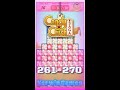 Candy Crush Saga Level 261 262 263 264 265 266 267 268 269 270 No Boosters Replay Gameplay