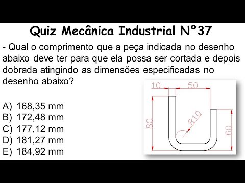 Quiz Mecânica Industrial - Vídeo 37