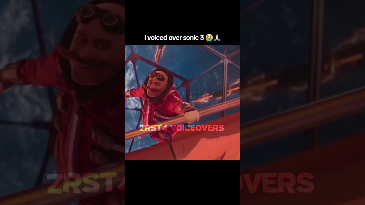 I voiced over sonic 3 #zrst4voiceovers #memes