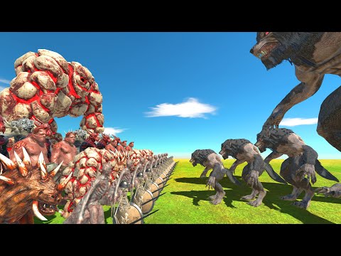 Infernals vs Werewolves is Growing - Animal Revolt Battle Simulator