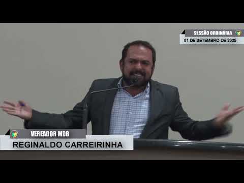 CMBTE - USO DE TRIBULA PELO VEREADOR REGINALDO CARREIRINHA - MDB