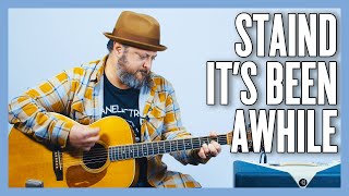 Staind It&#39;s Been Awhile Guitar Lesson + Tutorial