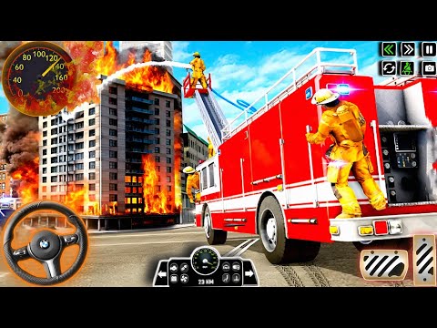 Firefighter Rescue GamePlay 3D - 911 Emergency Fire Truck Rescue Simulator 2025