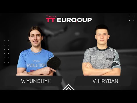 18:00 Valentyn Yunchyk -  Vadym Hryban 02.04.2024 TT Euro.Cup Ukraine Elite. TABLE 3