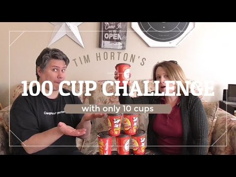 100カップチャレンジ - ティム-ホートンのロールアップ-ザ-リム (100 Cup Challenge - Tim Horton's Roll Up The Rim!)