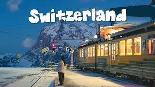 A dreamy winter train trip in Switzerland 🇨🇭 | 5 days exploring the alps, charming towns, christmas