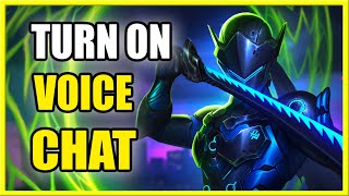 How to TURN ON Voice Chat in Overwatch 2 (Game Chat Tutorial)