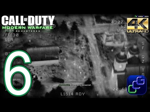 CALL OF DUTY 4 Modern Warfare Remastered PC 4K Walkthrough - Part 6 - Act 1: Death from Above