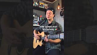 THE LONELIEST in ITALIANO 🇮🇹 Måneskin cover #shorts