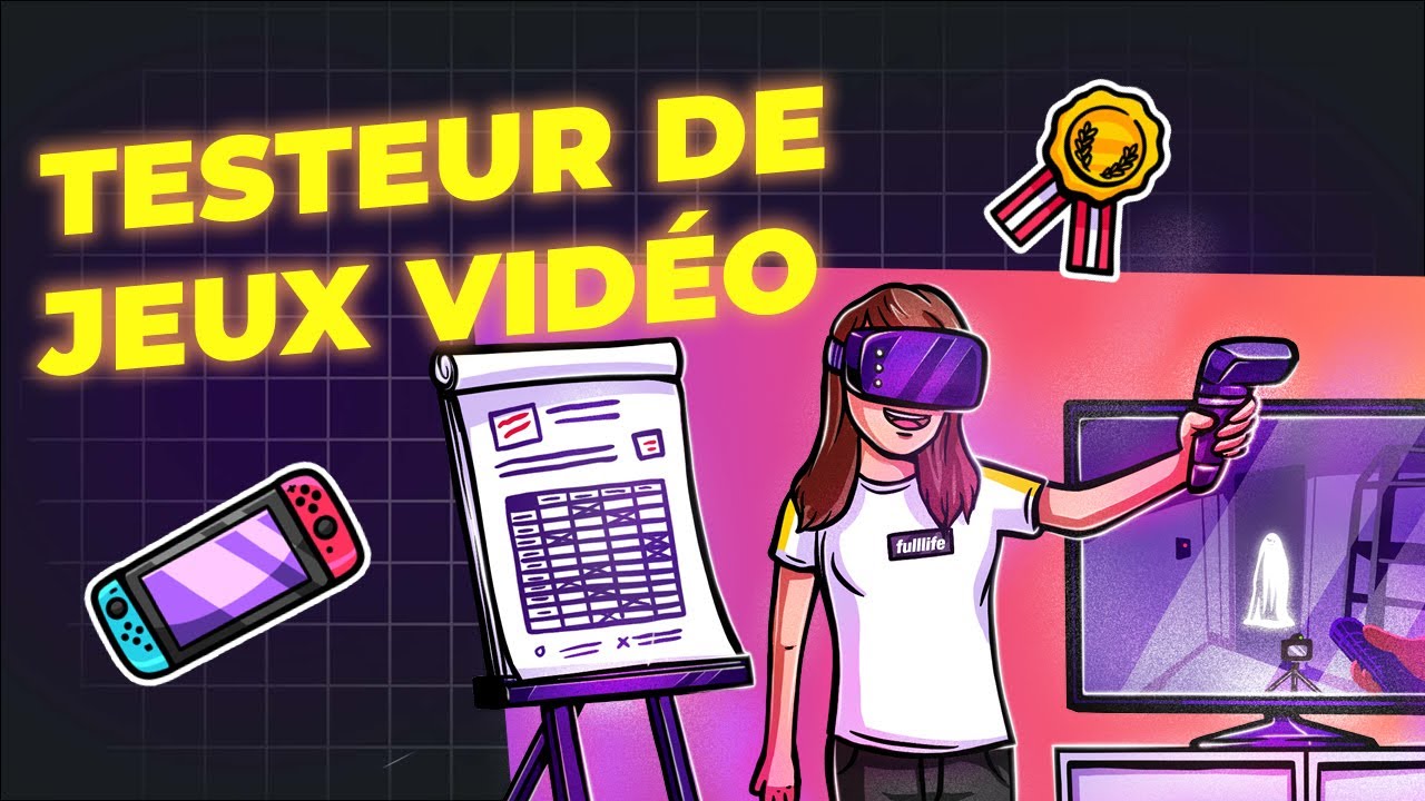 Testeur de Jeux Video fiche métier avec les missions, études, salaire