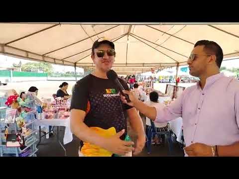MOMENTOS PREVIOS  DE LA FERIA RUTA DEL EMPRENDEDOR EN LAGO AGRIO.