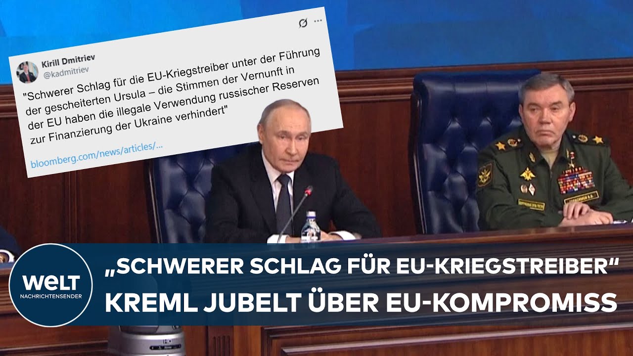 UKRAINE-KRIEG: „Verlorenes Geld“ Hat sich Merz verzockt? Der Kreml jubelt über EU-Kompromiss