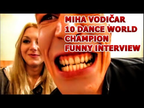 Miha Vodičar 10 Dance World Champion Funny Interview / Dancesport / Ballroom Dancing