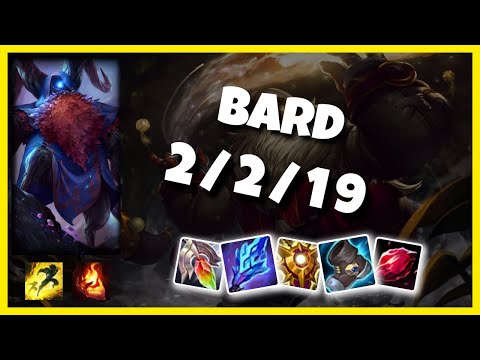 Bard 11.4 Gameplay Challenger Replay S11 Support (2/2/19) - TURKISH