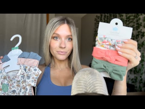 ASMR| Close to Mic Whisper- Baby Haul (Tracing, Softly Spoken, Light Mouth Sounds)????