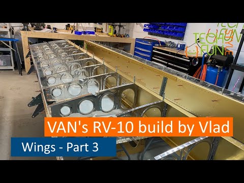 RV-10 - Wings assembly. Working on ribs