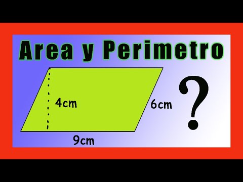 ✅👉 Area y perimetro de un Paralelogramo