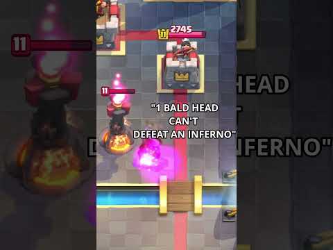 BALD HEAD: "WITH FAMILY IS EVERYTHING POSSIBLE" #clashroyale #cr #pekka   #clashroyalegaming #larry