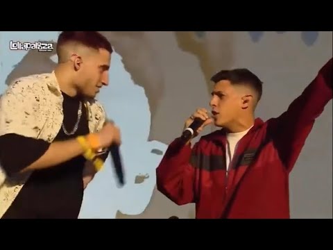 Wos y Acru Freestyle en Lollapalooza Argentina 2022