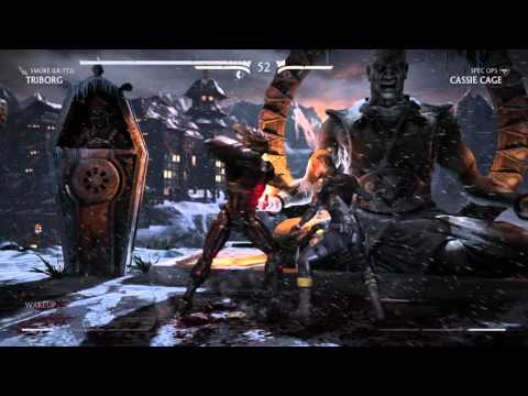 Mortal Kombat XL Triborg | SECRET BRUTALITY Cyber Sub-Zero assist (inputs in description)