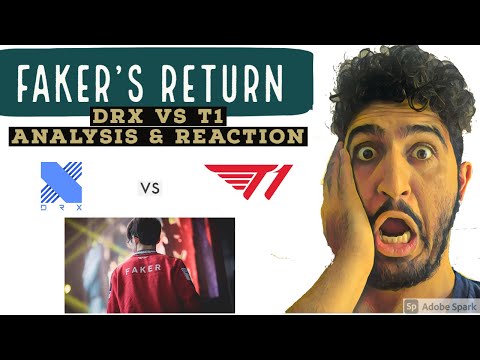 Faker's return 2020 | DRX vs T1 highlights LCK Summer 2020 W10D4 | Analysis and Reaction